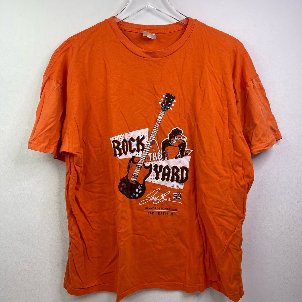 Zach Britton 53 Baltimore Orioles Oriole Bird Baseball Rock Player T-shirt — XL